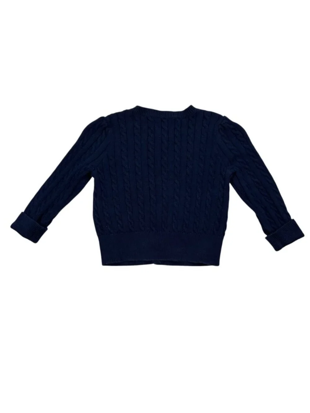 Ralph Lauren Mini Cable Knit Cardigan 9 Month Sweater Unisex Preppy